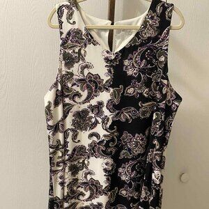 🖤 Cato NWOT Sleeveless Paisley Textured Dress  | Season-to-Season Style 🖤